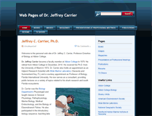 Tablet Screenshot of jeffreycarrier.net